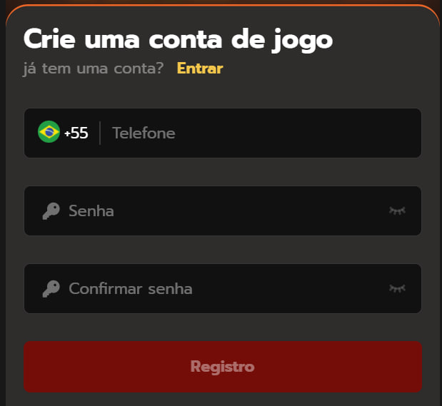 Formulário de Registro QQ89